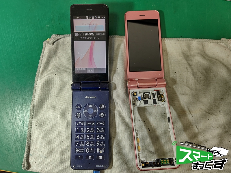 SHARP　AQUOS　SH-01J　基板組替修理完了