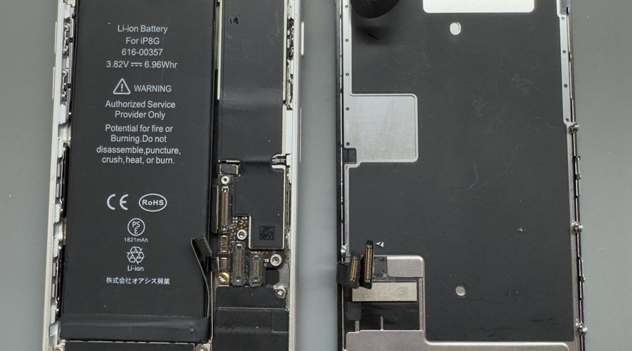 iPhone8のバッテリーを他社で交換後、充電を認識しなくなった【基板復旧修理】 - 東京・大阪・滋賀のスマートフォン修理 スマートまっくす |  全国対応